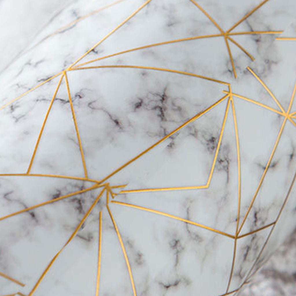 300ml Marble Ceramic Lotion Dispenser Refillable Soap Pump Bottle Empty Bottle Upgrades for Hand Sanitizer and Shampoo