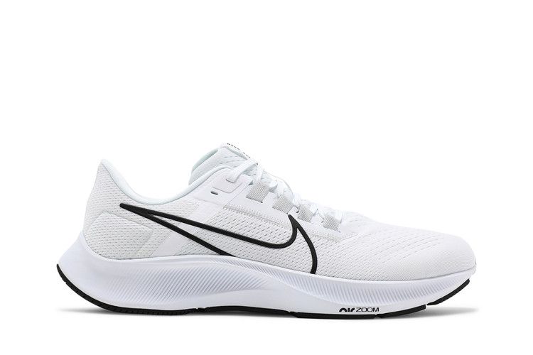 Nike Air Zoom Pegasus 38 Белый Черный Чистая Платина
