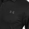 Under Armour Однотонная дышащая повседневная мужская футболка-поло с коротким рукавом и логотипом, топ, черный 1383714-001