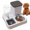 Высококачественная автоматическая кормушка для домашних животных большой емкости, портативная, 2 в 1, 500 мл, диспенсер для воды, 5 цветов, нескользящая миска для животных, аксессуары для домашних животных