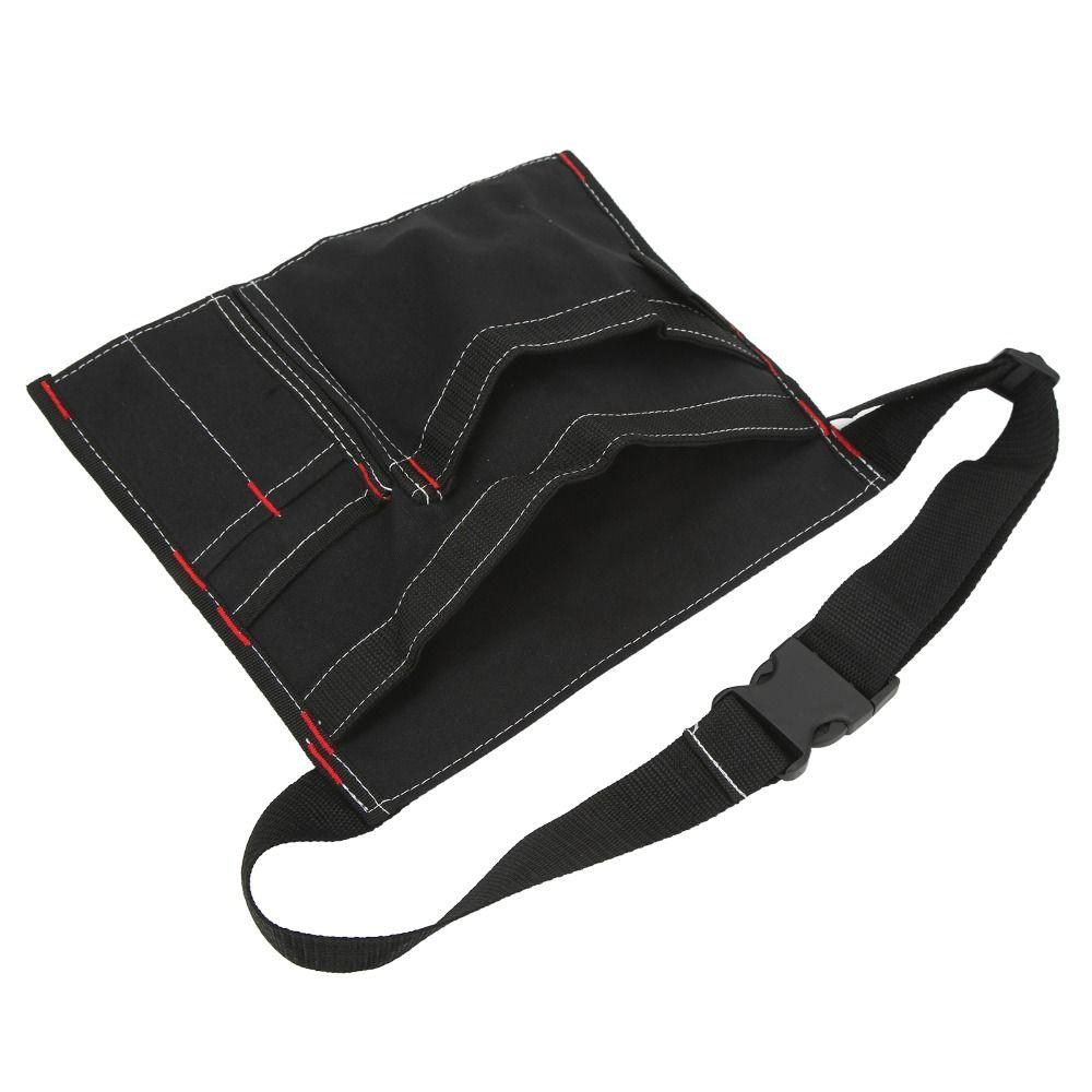 Canvas Tool Belt Bag 5-Pocket Storage Bag Durable Utility Belt Bag  Carpenter Work