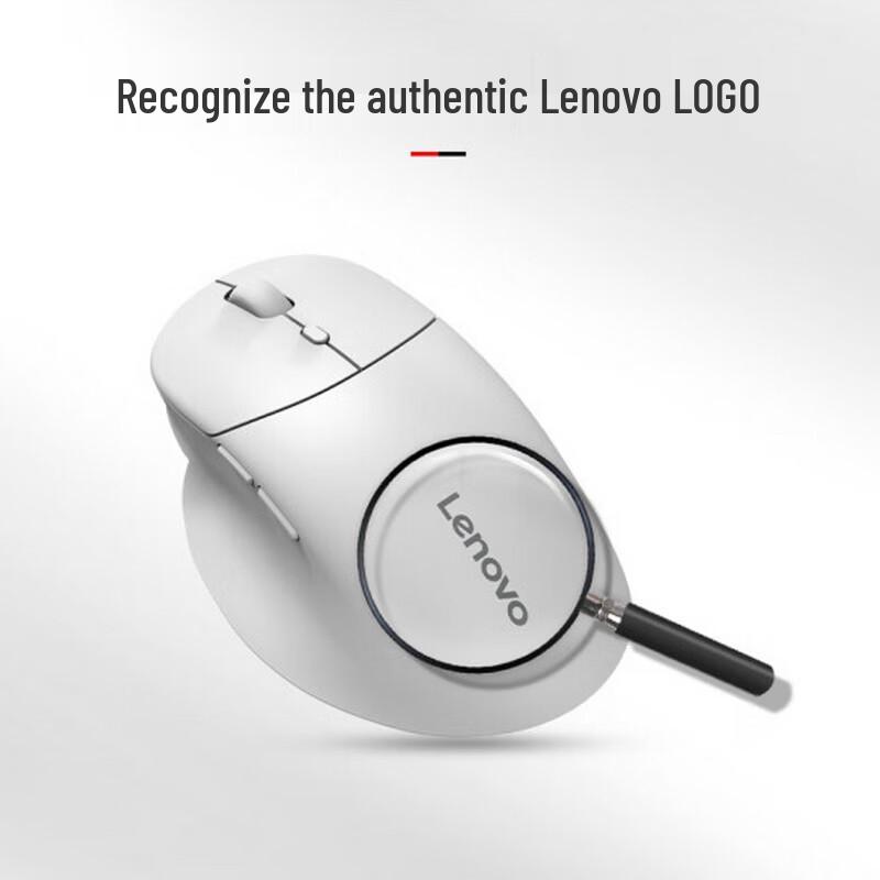 Lenovo Беспроводная Bluetooth-мышь M27 с двумя режимами и тихим кликом