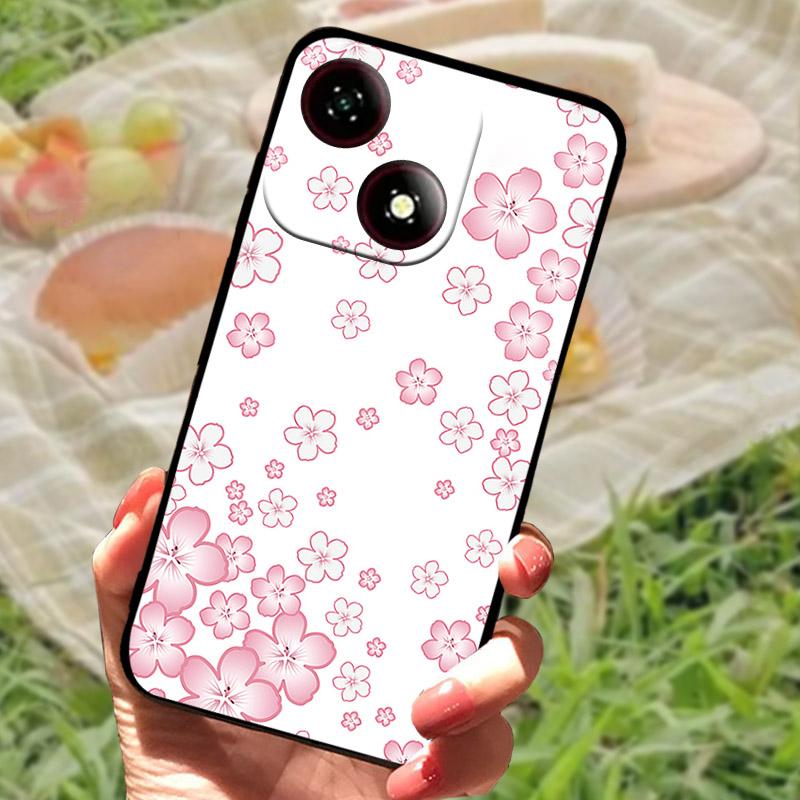 For ZTE Blade A35E /A35/A55 Case Fashion Cartoon Soft Silicone Phone Back Cover For ZTE A35E Shockproof Case A35 E A 35 Shell