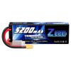 LiPo аккумулятор Zeee 7.4V 80C 5200mAh 2S с разъемом XT60, высокой емкости, для RC автомобилей масштаба 18 и 110, радиоуправляемых изделий, дронов и многого другого