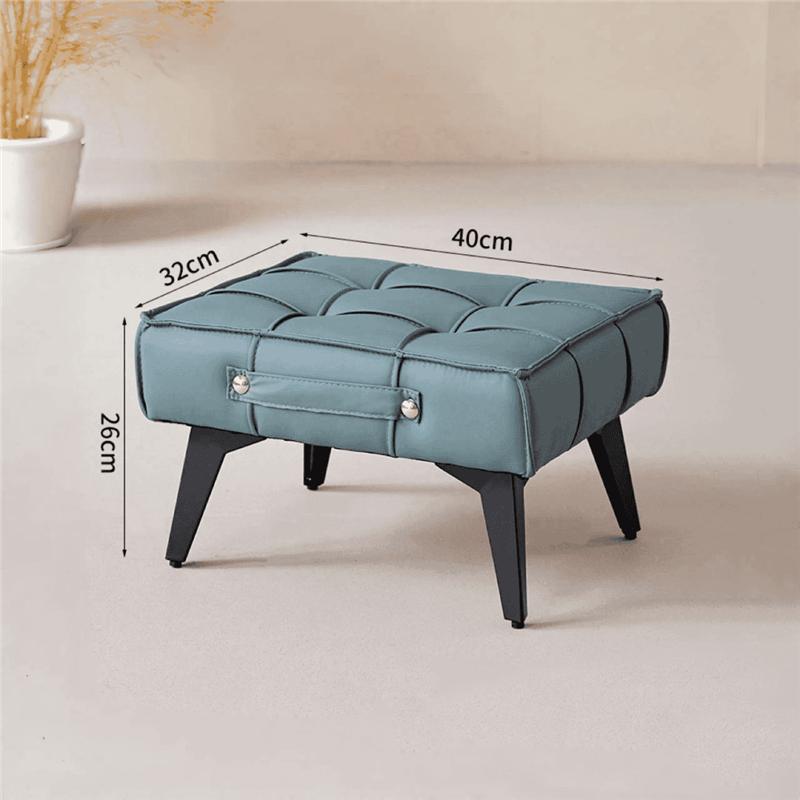 Элегантный журнальный столик для гостиной Устойчивый к пятнам пуфик для дивана Пуфик-подставка для ног с ручкой Широкая удобная скамья для обуви
