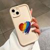 Стильный красочный чехол для телефона с рисунком в виде сердца для iPhone Samsung Galaxy Xiaomi Redmi POCO HUAWEI Honor, противоударный резиновый мягкий гибкий чехол