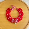 Handmade Cat Knitted Scarf Cartoon Puppy Collar Festive Gifts Chinese Style Pet Scarf  Winter