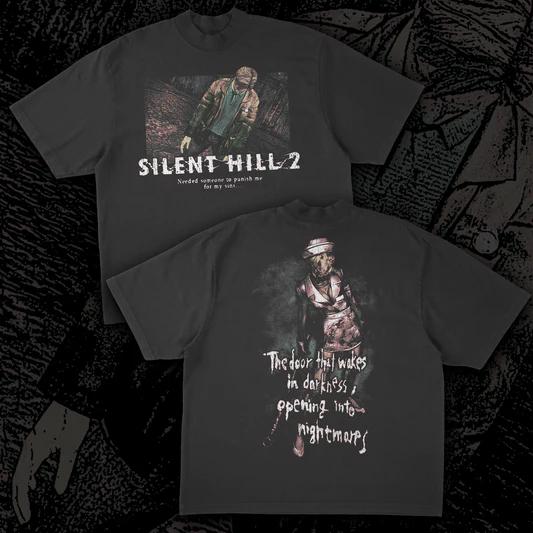 Футболка Классическая Игра Silent Hill Летняя Повседневная Оверсайз Yk Хип-Хоп Короткий Рукав Унисекс Женская Одежда Футболка