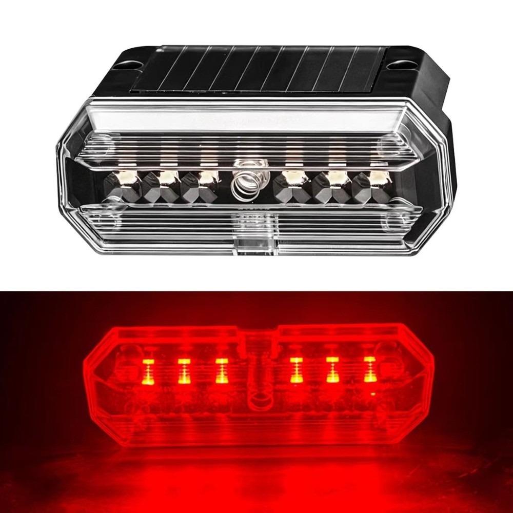 Vibration Activated Vehicle Warning Light Solar Powered Safety Strobe Light Truck