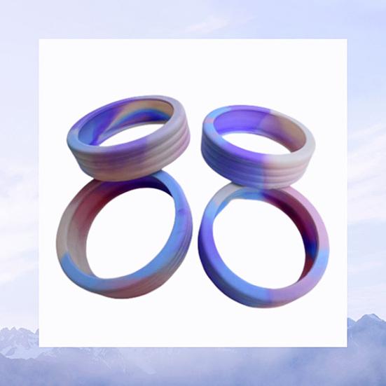 Yousheng 8Pcs Silicone Luggage Wheel Covers Enhance Travel Adventure Minimize Noise Spot Luggage Protective Sleeves