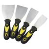 1-6 Inch Thickened Plastic Handle Carbon Steel Putty Blade Wall Plastering Tool