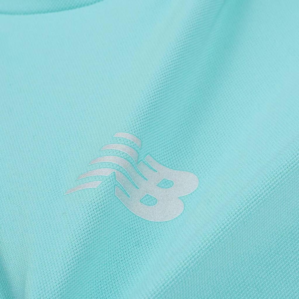 Футболка без рукавов с воротником-стойкой Quick UV 1 [New Balance] женская (Водопоглощение, сушка, защита) / 012-3266501 110_Синий [М]