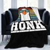 Funny Retro Pilot Goose Blanket Flannel Sofa Throw Blanket Super Soft for Couch Bedding Travel Throws Bedspread Quilt