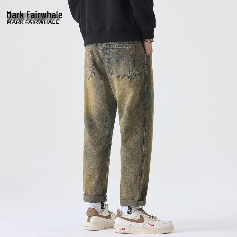 Mark Fairwhale Men's Loose Straight-Leg Jeans