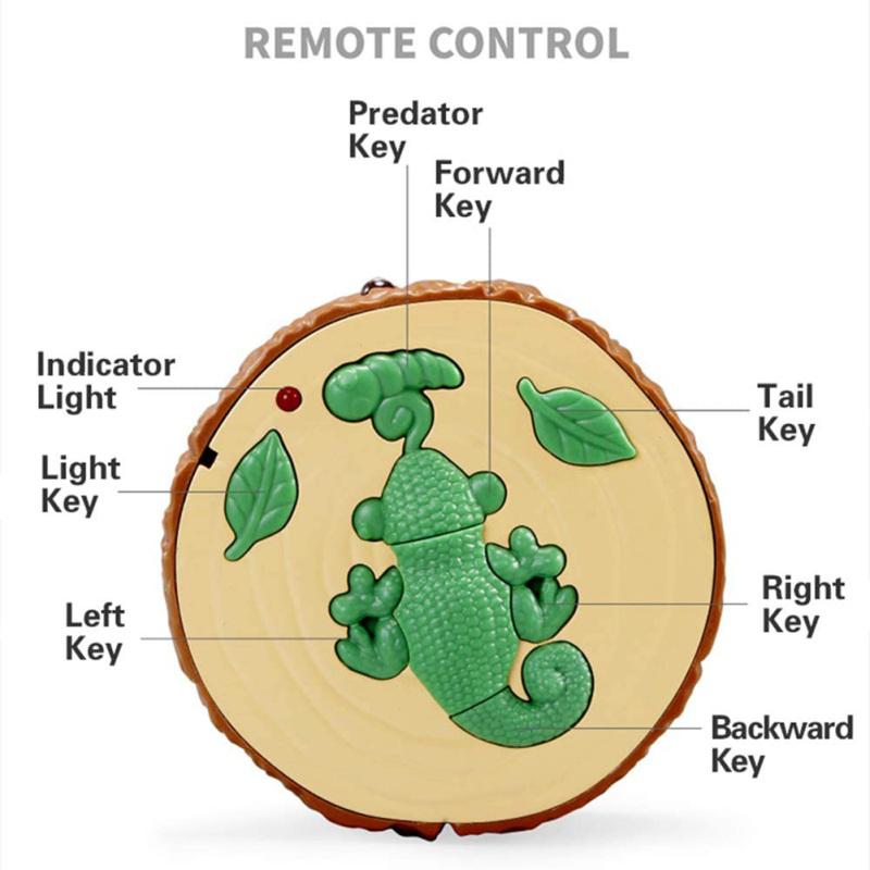 Remote  Control  Chameleon  Toy Realistic Animals Shape Infrared Remote Control Simulated Electric