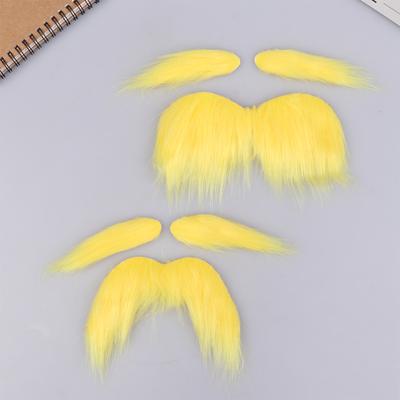 Набор усов и бровей самоклеящиеся борода усы косплей костюм аксессуары для ребенка взрослого