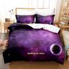 Комплект постельного белья Planets Single Twin Full Queen King Size Bed Set Adult Kid Bedroom Duvetcover Sets Outside Space Universe Bed