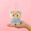 Mikko Characters Hug Ribbon Mascot Mikko (5 Types, Approx. 10cm) (Latte)