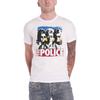 Футболка The Police Фото Группы Солнцезащитные Очки Логотип Новая Официальная Мужская Белая