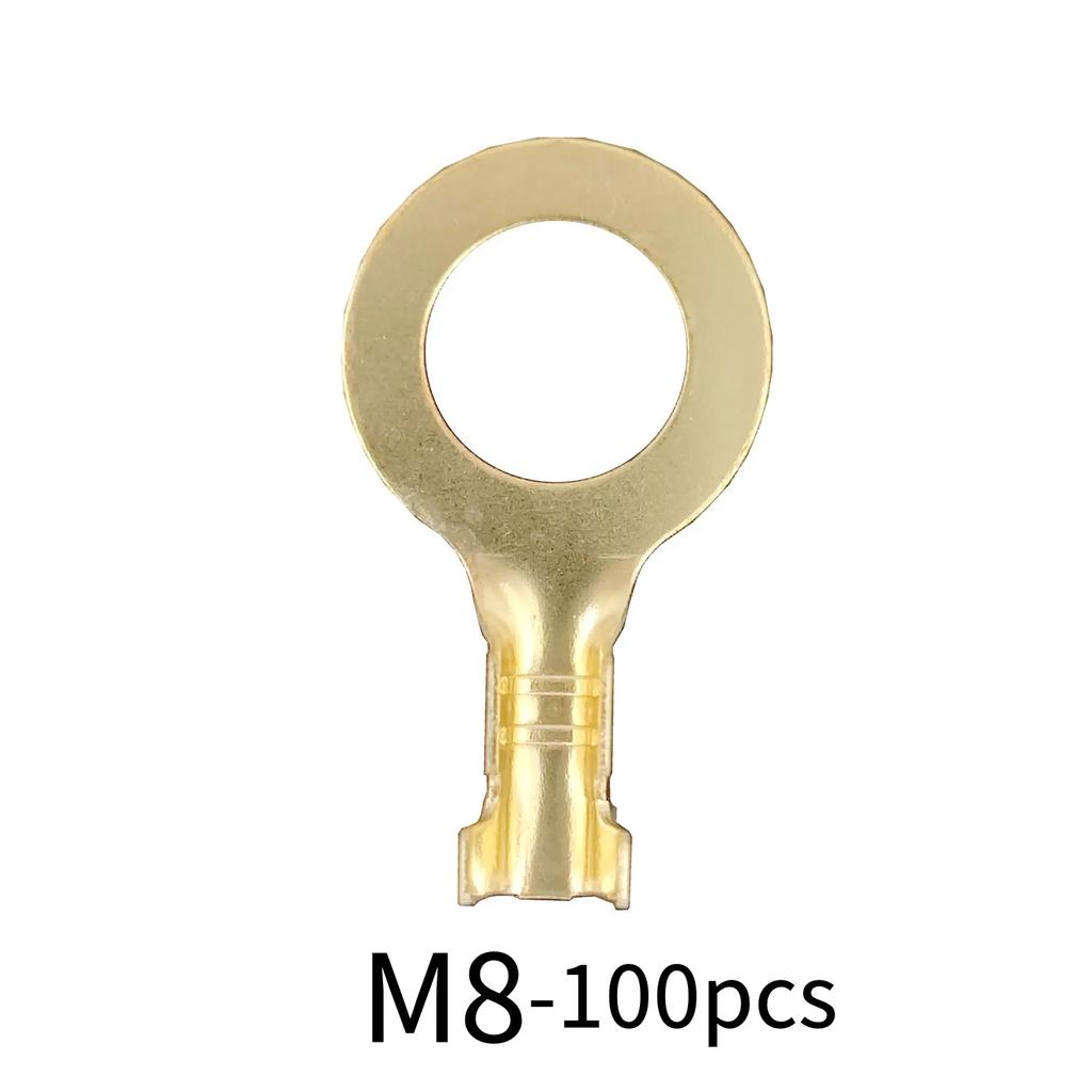 M3/M4/M5/M6/M8/M10 кольцевой наконечник провода быстроразъемный наконечник латунный обжимной наконечник набор ассорти