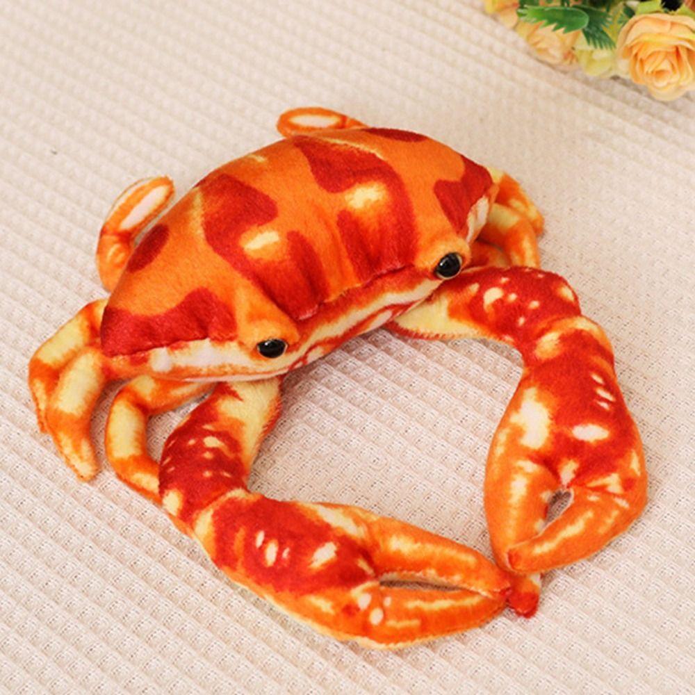 Имитационный Краб Краб Мягкая Плюшевая Кукла Пушистый Краб Мягкая Игрушка Кукла Дети Девочки Мальчики