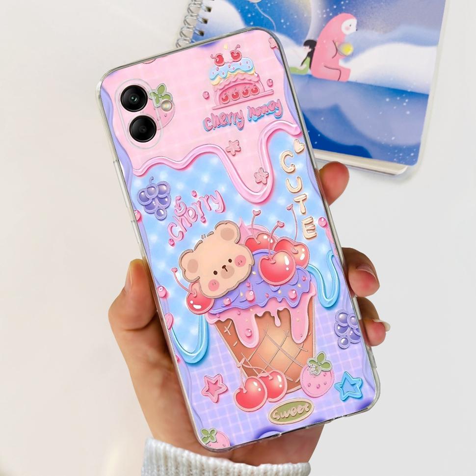 For Samsung Galaxy A04 Case A04e Cute Fashion Back Cover Soft Silicone Case For Samsung A 04 Galaxy A04e A04 Fundas Coque