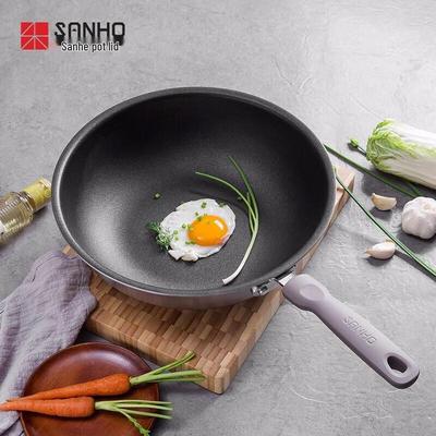 SANHO 32 см Нержавеющая сталь Антипригарный вок