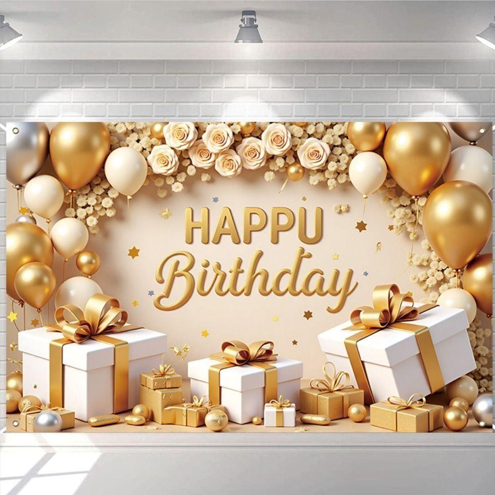 Celebrate Birthday Party Background Polyester Photography Backdrops Banner Poster Holiday Party