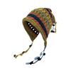 Crochet Beanie Hat For Women Knitted Slouchy Beanie Tassels Cute Color Earflap Pom Cap With Pom W6U6