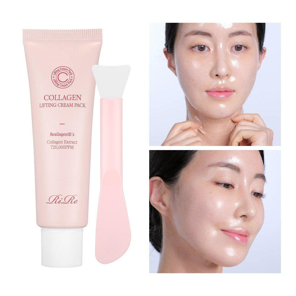 RIRE Elasticity Glow Collagen Lifting Cream Pack 50 г + шпатель в комплекте