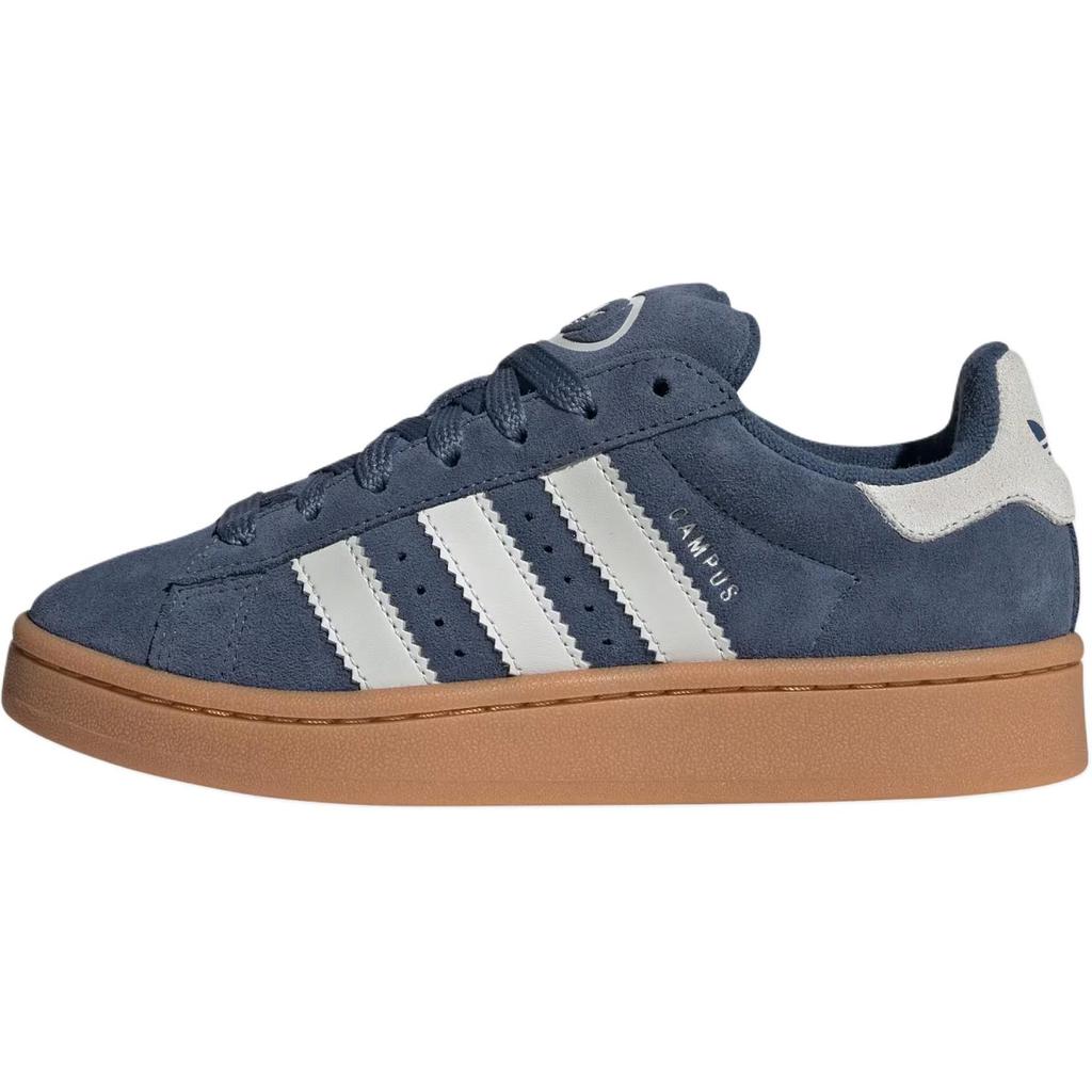 adidas Оригинальные CAMPUS 00-х Удобные и легкие Низкие Детские Скейтбордические Кроссовки Серый Белый Подростки IG9159