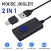Мышь USB Type-C, устройство для перемещения мыши, джигглер, автоматический шейкер для мыши двойного назначения с ВКЛ/ВЫКЛ