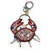 Hand Sewn Beaded Keychain Rhinestone Sequin Applique Bag Lanyard New Beaded Pendant  for Bag Charm