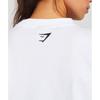 Gymshark Block Oversized T shirT whiTe B6a3z Wb86