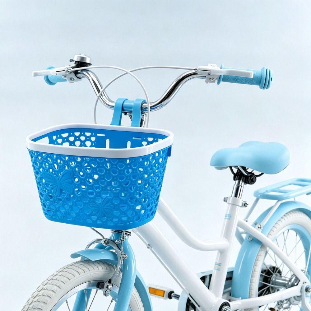 12/14/16/18/20 inches Universal Children Kids Bicycle Basket Front Handle Carrier