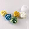 3D Candle Making Mold Rose Flower Shape Resin Craft Mold Creative Flower Mold  Soap Making