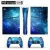 Art Vinyl Skin Sticker for PS5 Slim Digital Console and 2 Controllers Decal Cover