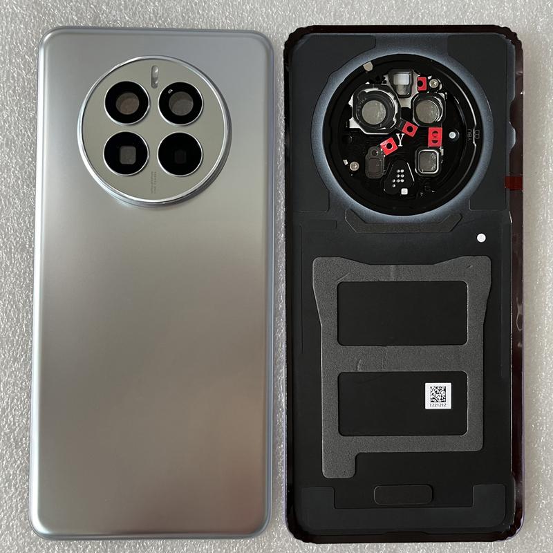 Для Mate 50 новая задняя крышка из закаленного стекла для HW Mate 50 задняя крышка батарейного отсека + рамка камеры + крышка вспышки