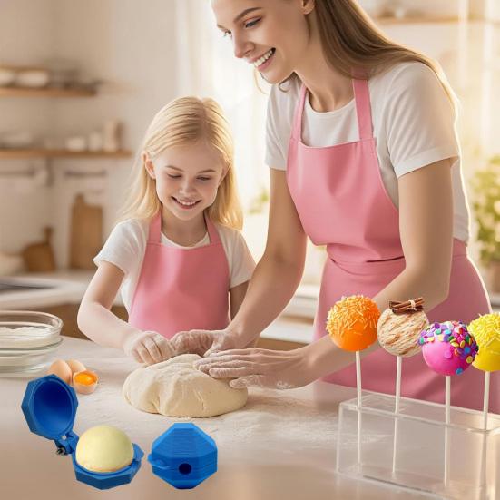 Round Cake Pop Mold Lollipop Cake Maker 1.3" Diameter Cakes Baking Tools for Home Baking Parties Weddings
