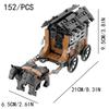 Набор строительных блоков MOC Игрушка для сборки Серия Средневековая Карета Модель Города Кареты Строительные Блоки DIY Игрушка Подарок на Праздник