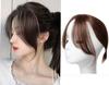 HAIR WALA™ 2 x 2 дюйма Шёлковая основа 2 заколки Топпер для волос с ложной боковой чёлкой для маскировки седых, белых или редеющих волос Вкладные Extension Невидимые Hai