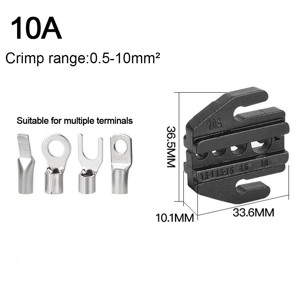 10WF/10A/103 Обжимные клещи Губки Черные Сменные матрицы Новые обжимные клеммы Слот для губок