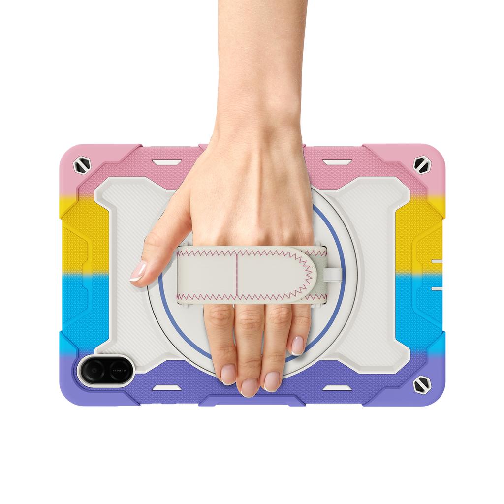 Чехол для Honor Pad X9/X8a с подставкой, ручным ремешком, из ПК+силикона, чехол для планшета