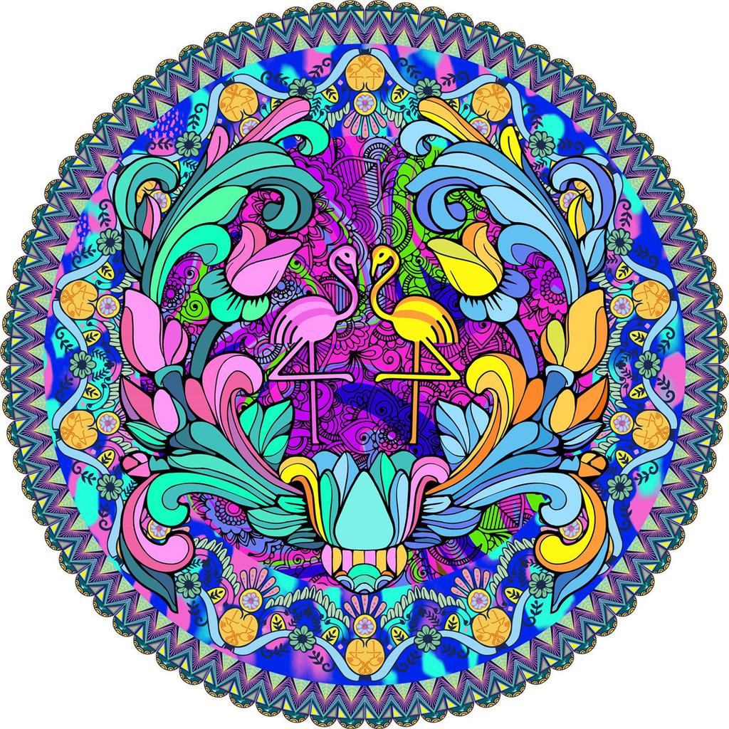 1000 шт./набор красочных радужных земных и лунных круглых геометрических фотопазлов для взрослых и детей, обучающих игрушек-пазлов из бумаги