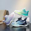 Boys' Shoes Sneakers 2025 Spring and Summer New Mesh Breathable Shock Absorption Rotating Buckle Girl Children's Running Shoes