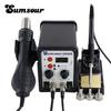 Soldering Station 8586 700W 2 In 1 Hot Air Gun Soldering Iron BGA Rework Soldering Station