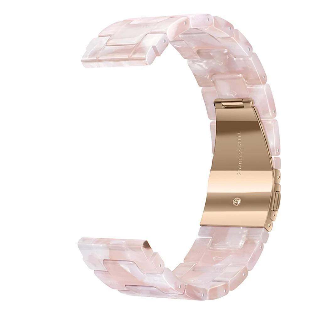 Смоляной ремешок 20 мм 22 мм для Samsung Galaxy Watch 7 FE 6 5 4 Модный браслет Correa для Huawei Watch GT6 Pro/GT6/5/4/3 46 мм Ремешок