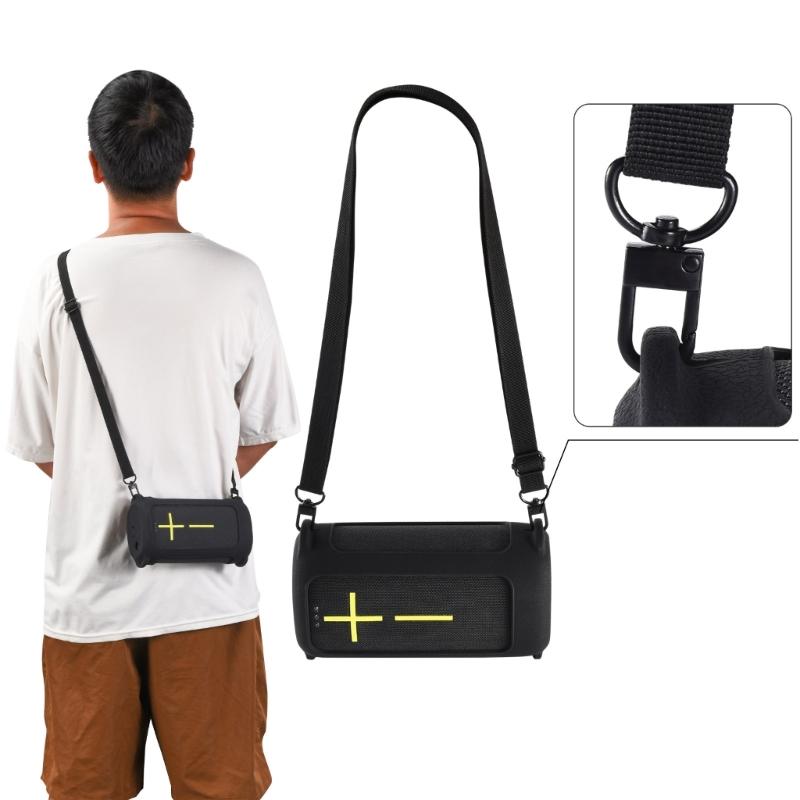 Silicone Case Cover for EVERBOOM Wireless Bluetooth-compatible Portable Speaker Cover with Adjustable Shoulder Straps