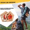 Rock Climbing Wooden Hangboard Climbers Hand Grip Strength Trainer Finger Forearm Strengthener Portable Pentagon Pull-Up Training Hanging Fingerboard