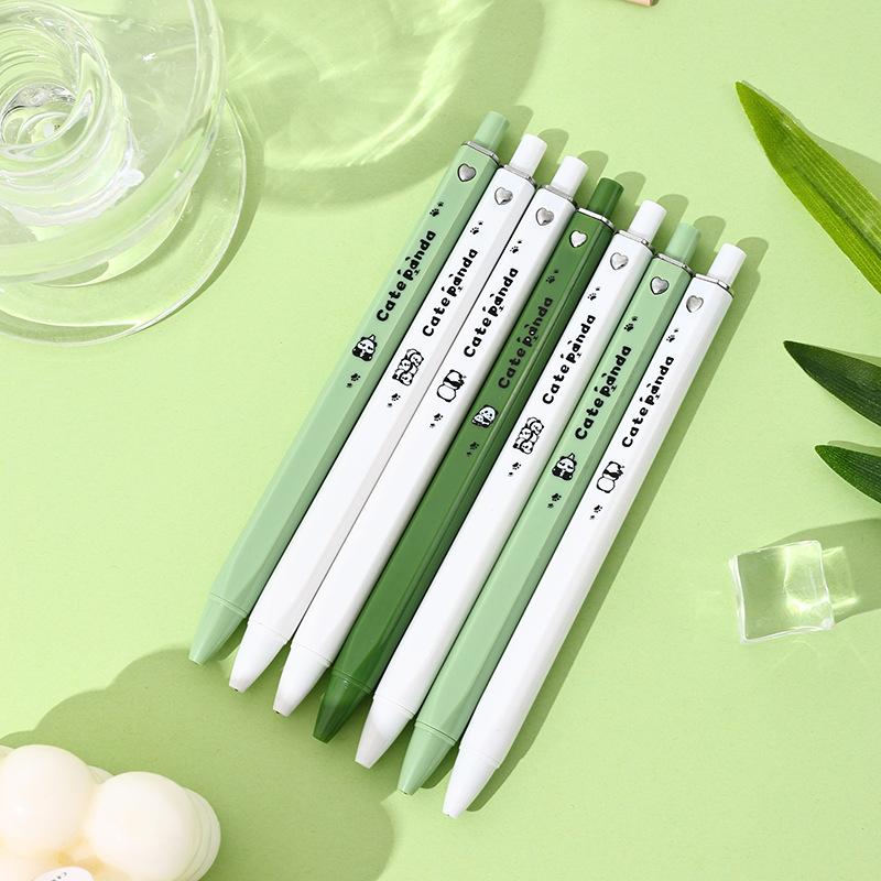 1/4 шт. Милая ручка-панда нейтрального цвета для творческой студенческой подписи